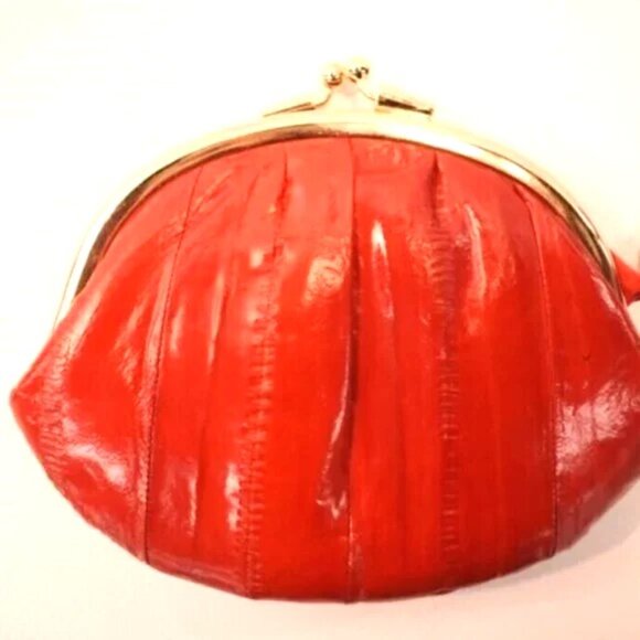 Vintage ELLSKIN PURSE & Coin Wallet Purse Vintage Clutch Purse Evening Bag - Picture 6 of 9